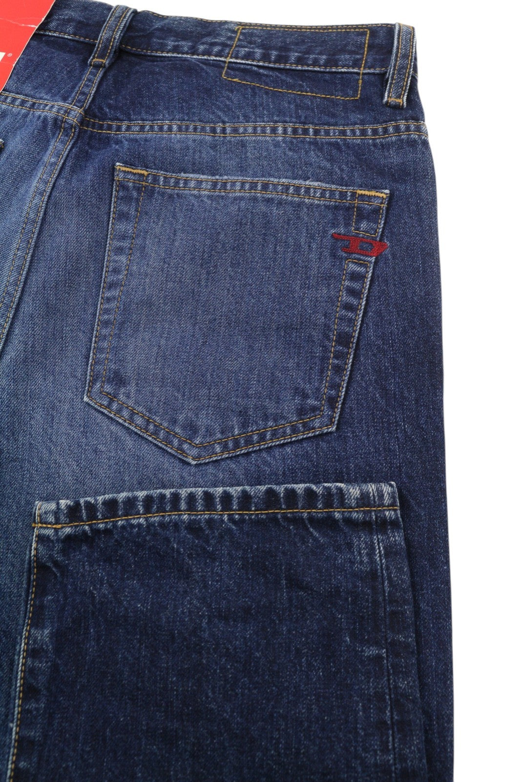 DIESEL 2020 D-Viker 09C64 Men Jeans W28/L32 Blue Faded Regular Straight RRP€225