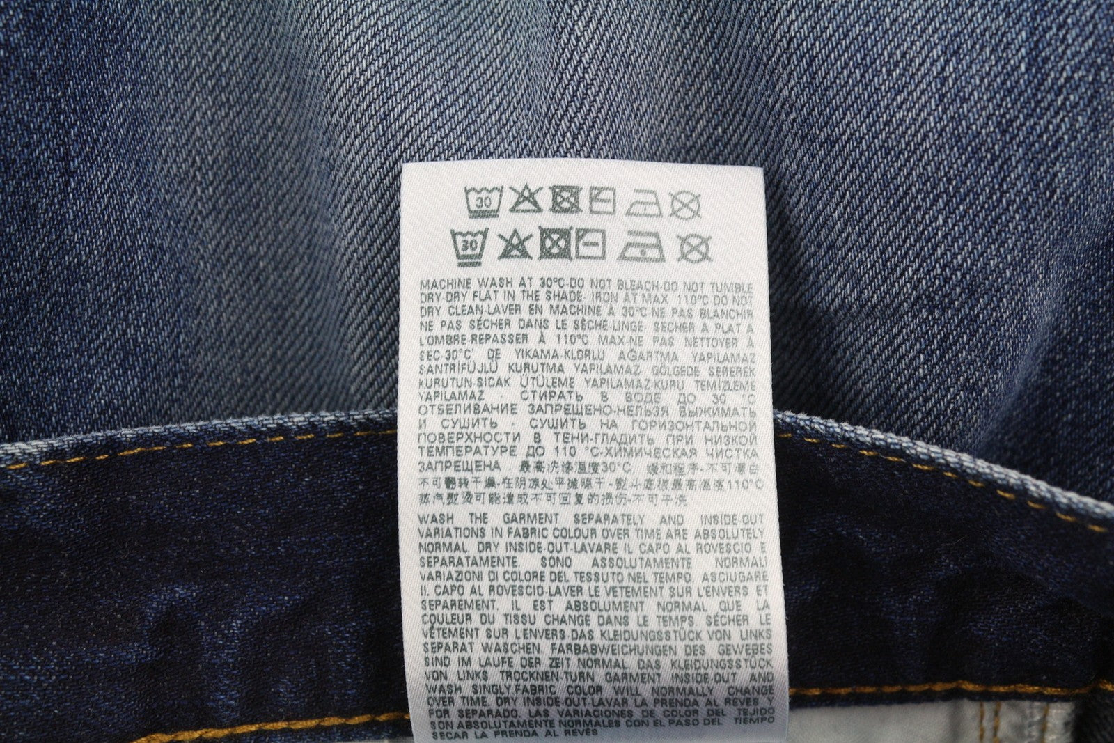 DIESEL 2020 D-Viker 09C64 Men Jeans W28/L32 Blue Faded Regular Straight RRP€225