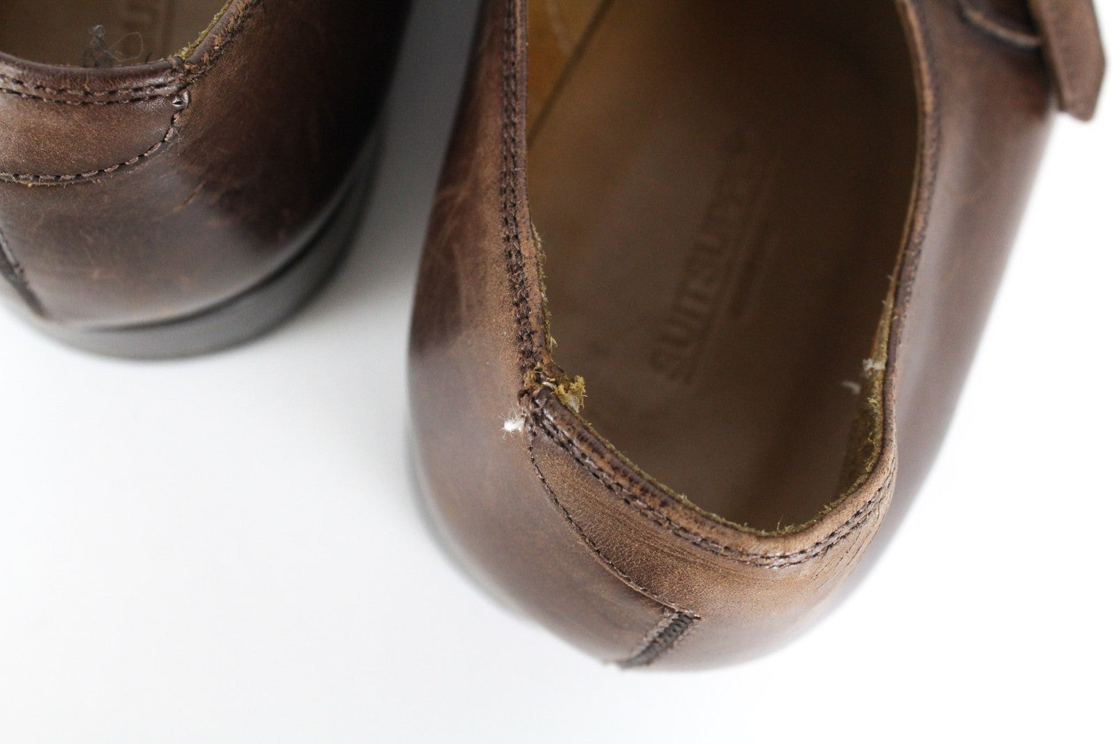 SUITSUPPLY Men's Shoes EU42.5 Double Monk Strap Classic Mid Brown Leather