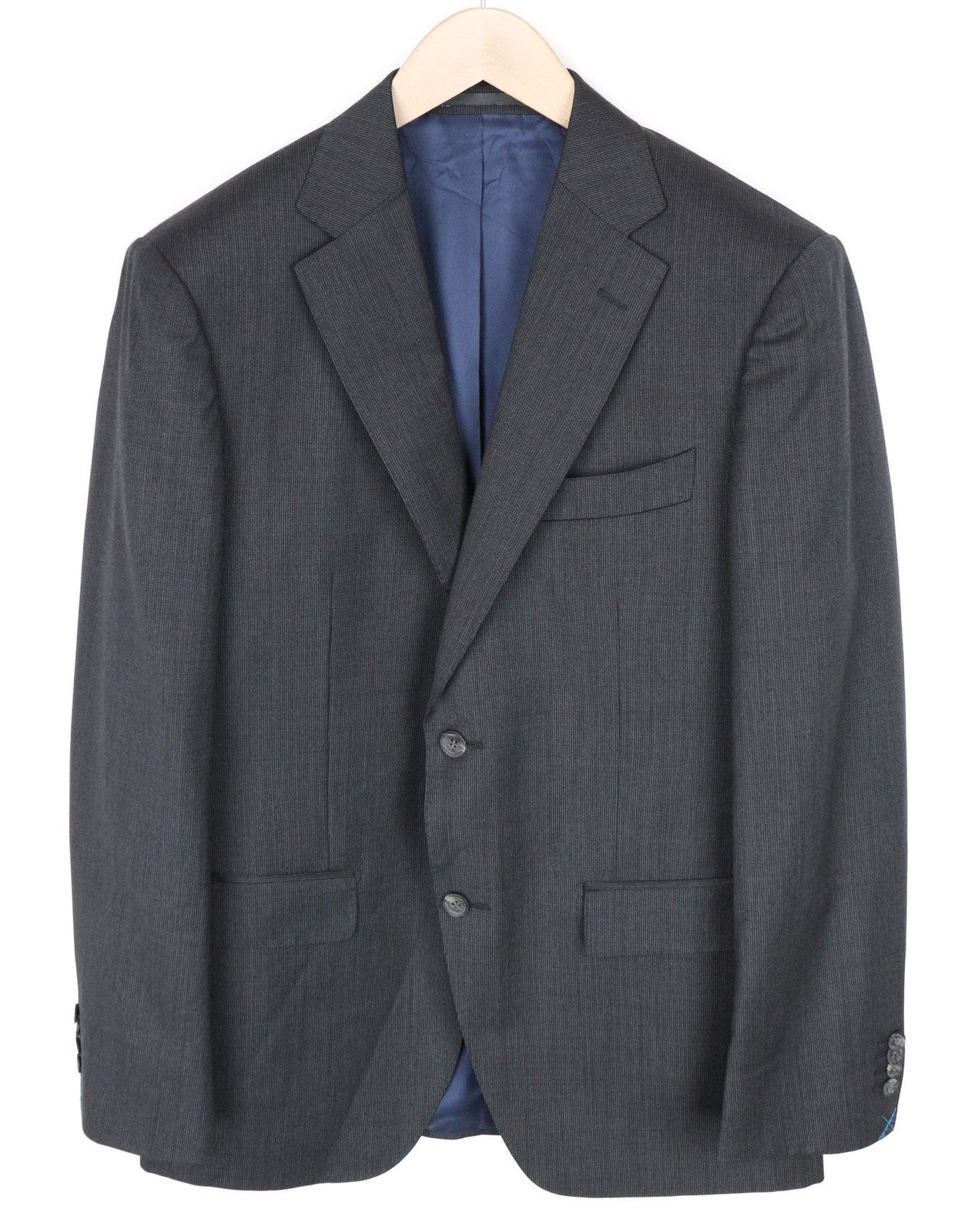 SUITSUPPLY Napoli Men's Blazer UK38R Slim Fit Super 110s Grey Wool Straight