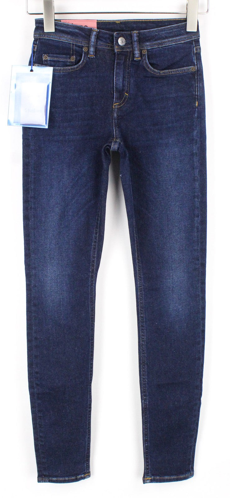 ACNE STUDIOS Climb Women's Jeans W23/L32 Dark Blue Skinny Stretch Denim Classic