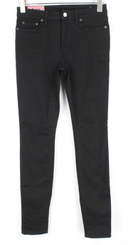 ACNE STUDIOS Climb Women's Jeans W28/L34 Black Denim Skinny Zip Fly Stretch Fit