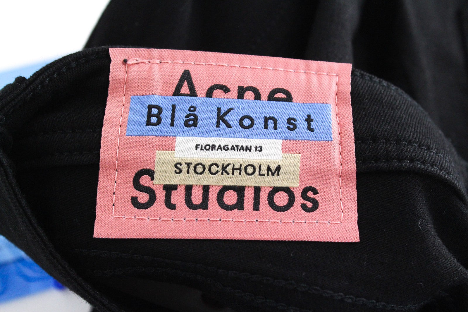 ACNE STUDIOS Climb Women's Jeans W28/L34 Black Denim Skinny Zip Fly Stretch Fit