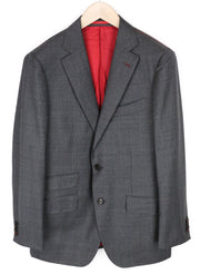 SUITSUPPLY Sienna Blazer UK38R Grey Birdseye Pure Wool Straight Slim Men's Fit