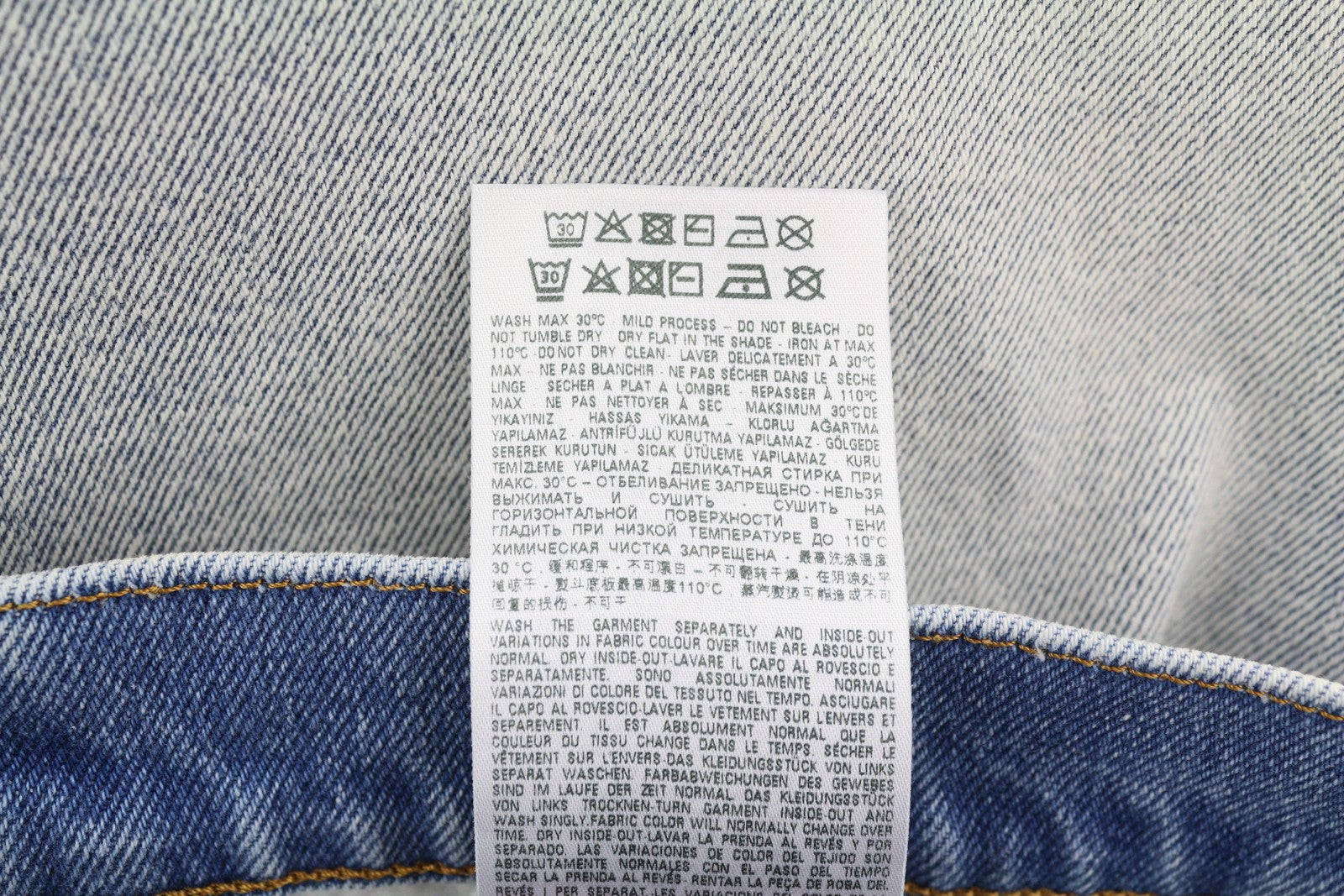 DIESEL 2019 D-Strukt 9C08L Men Jeans W30/L32 Blue Faded Washed Slim Fit RRP$350