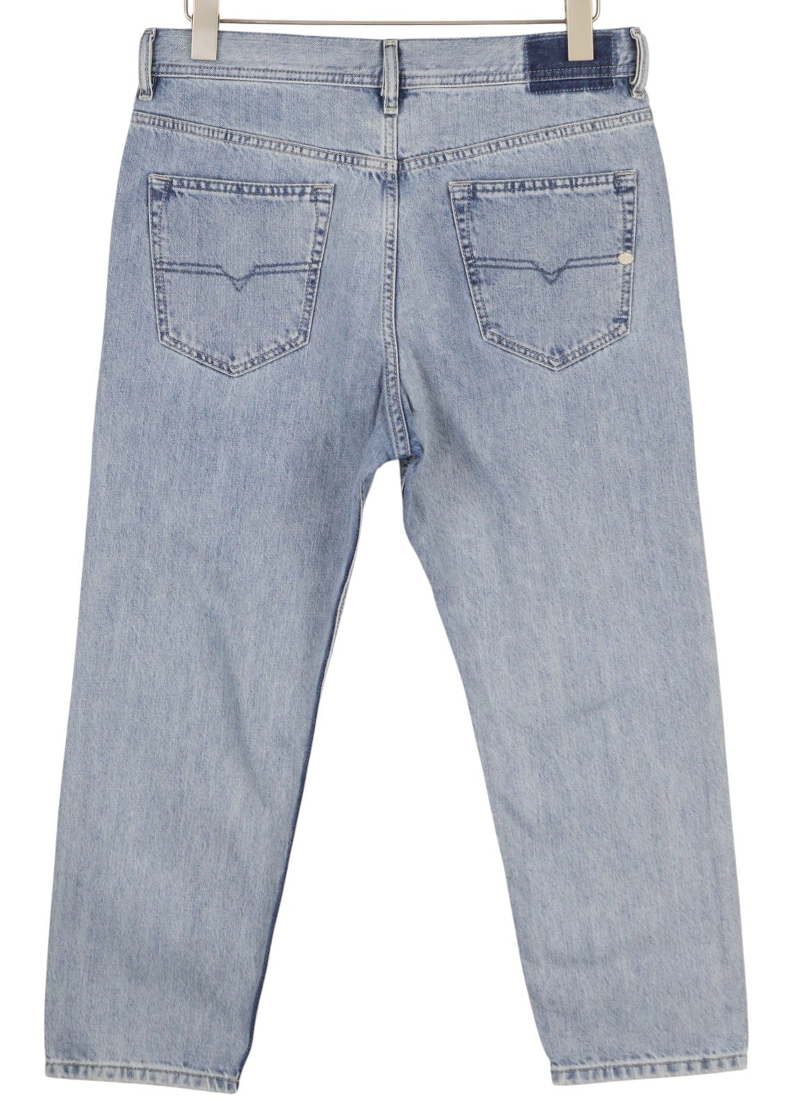 DIESEL Rhial 084FC vyriški džinsai W31/L32 mėlyni, išblukę, iki kulkšnių, Sim Carrot kirpimo 