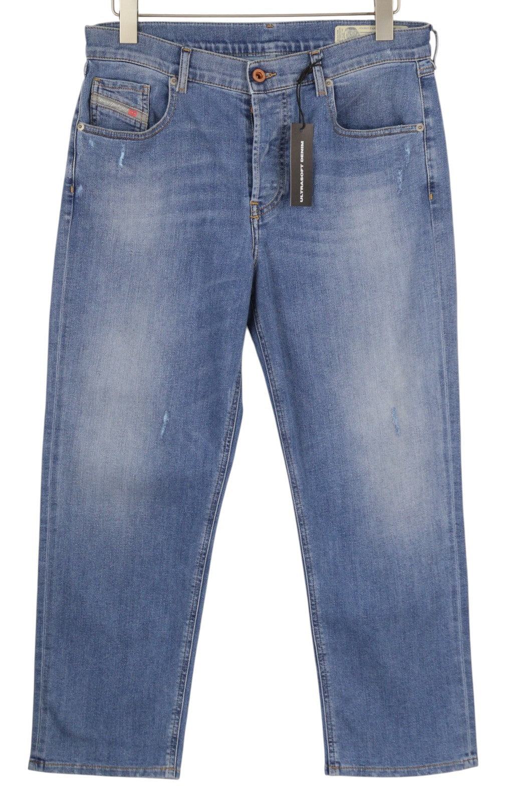 DIESEL Aryel 084YJ moteriški džinsai W30/L32 Regular Straight Stretch, čiurnos skausmas 