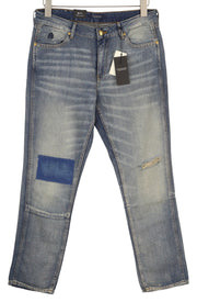 SCOTCH & SODA Bandit Men Jeans W26/L30 Linen Blend Distress Ankle Slim Tapered