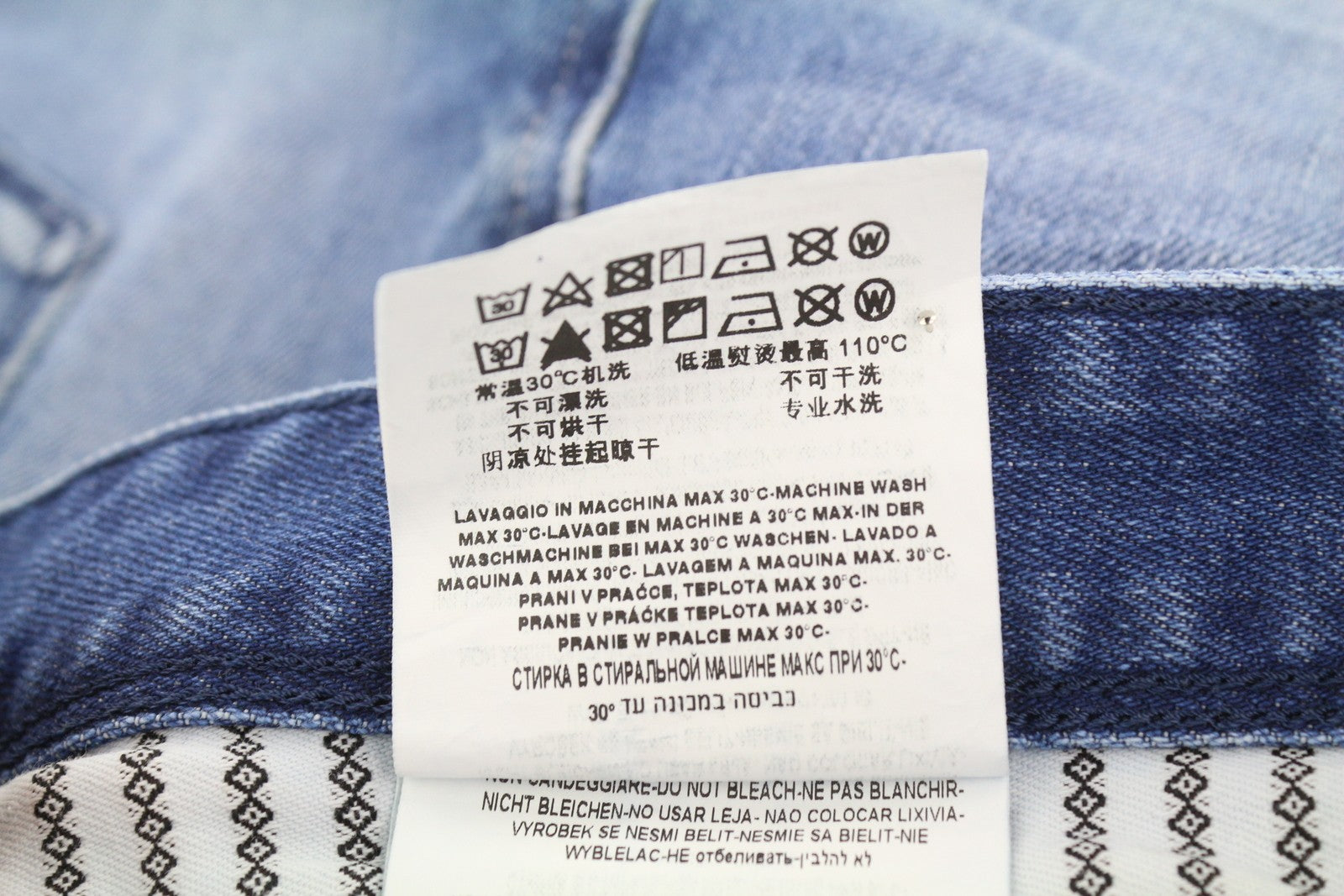 REPLAY Anbass vyriški džinsai W38/L36 mėlyni, skalbti, išblukę, ploni, su užtrauktuku ir logotipu. 