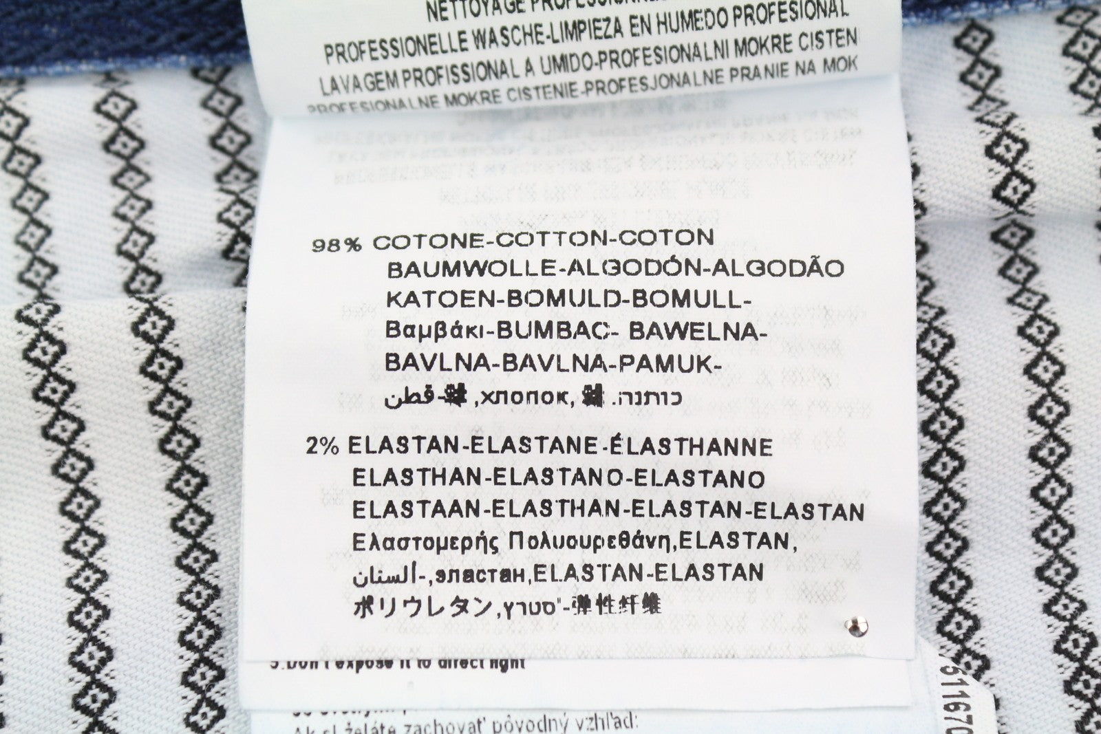 REPLAY Anbass vyriški džinsai W38/L36 mėlyni, skalbti, išblukę, ploni, su užtrauktuku ir logotipu. 