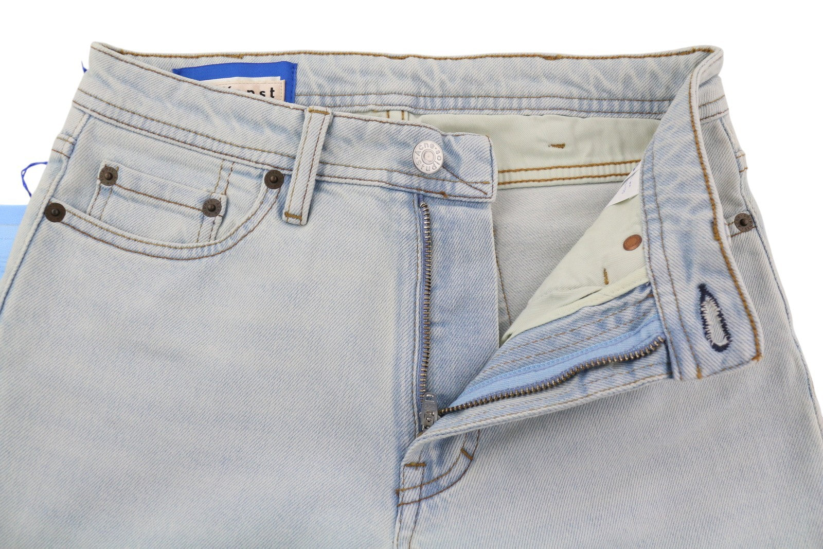 ACNE STUDIOS Bla Konst South Lt Blue Women Jeans W24/L32 Light Blue Washed Slim