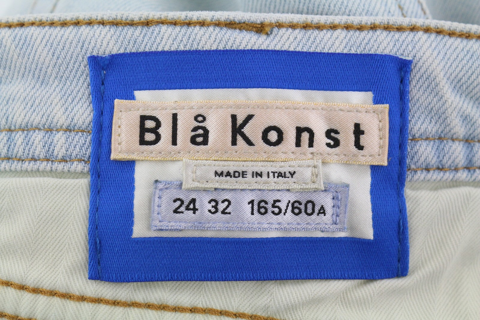 ACNE STUDIOS Bla Konst South Lt Blue Women Jeans W24/L32 Light Blue Washed Slim