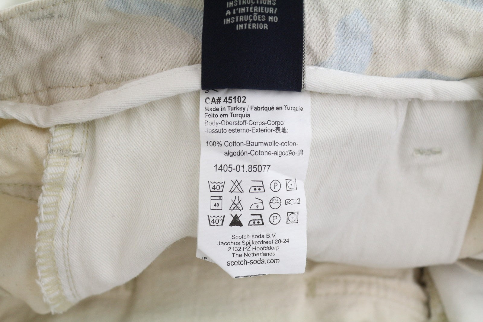 SCOTCH & SODA Stump Men Jeans W29 Light Camouflage Painted Loose Tapered Fit