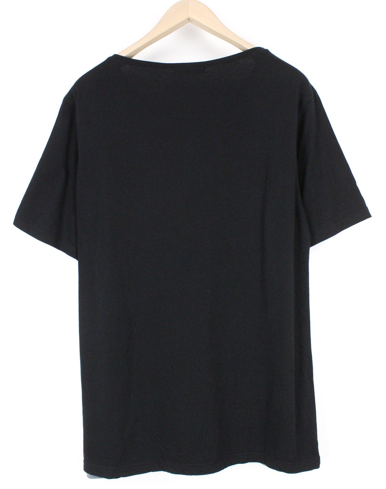 VKING Men's T-Shirt 2XL Black Cotton Blend Graphic Crew Neck Jersey Pullover