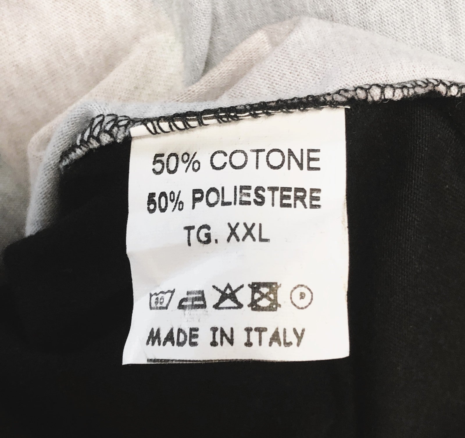 VKING Men's T-Shirt 2XL Black Cotton Blend Graphic Crew Neck Jersey Pullover