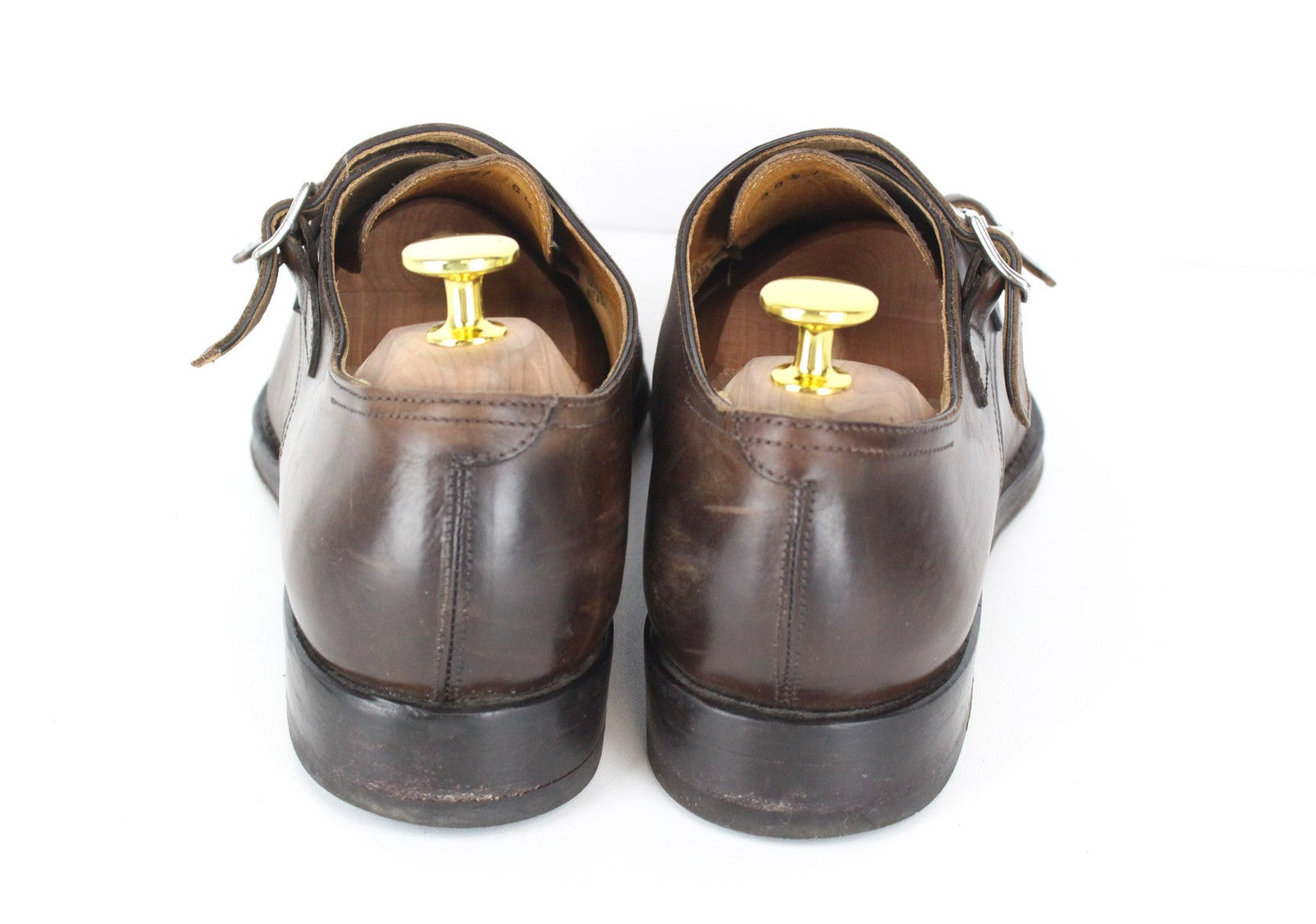 „SUITSUPPLY“ vyriški batai, 39,5 dydžio, rudos odos, su dviguba vienuolio dirželiu, su „Blake“ dygsniais. 