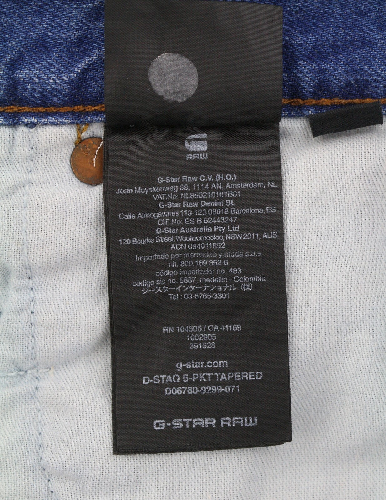 Jeans D-Staq 5-PKT Tapered