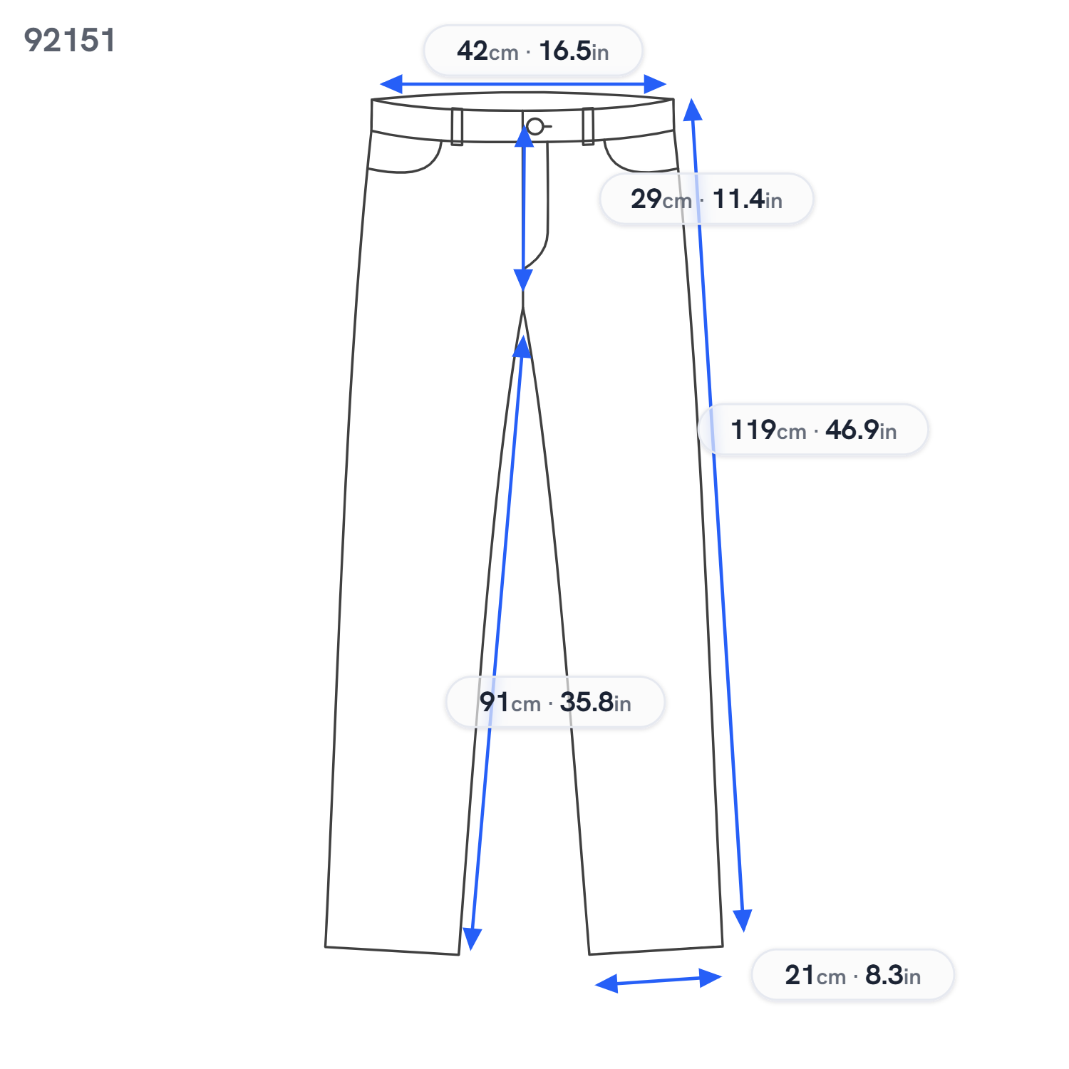 Jeans Viktoria High Straight