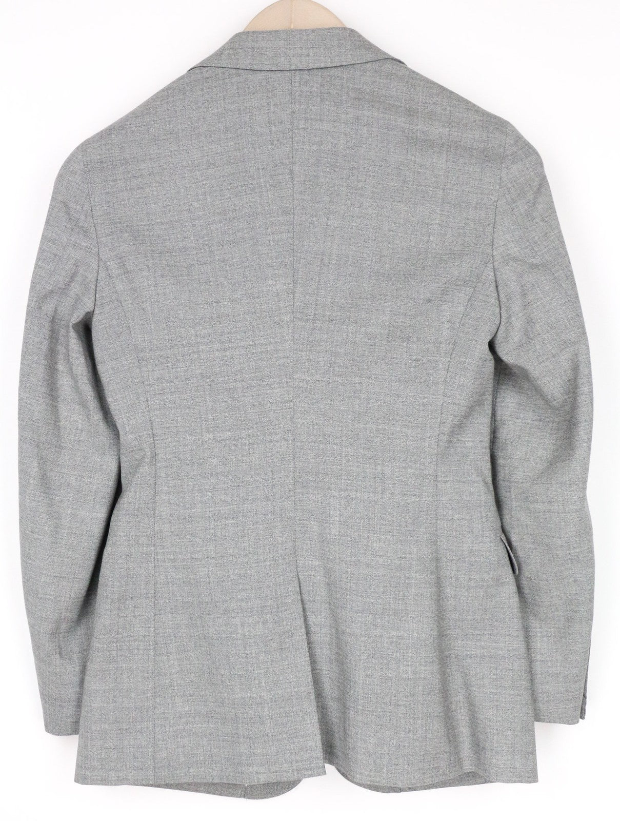 „SUITSUPPLY Cameron“ moteriškas pilkas švarkas su grynos vilnos pamušalu, vieneilis, UK6S dydis 