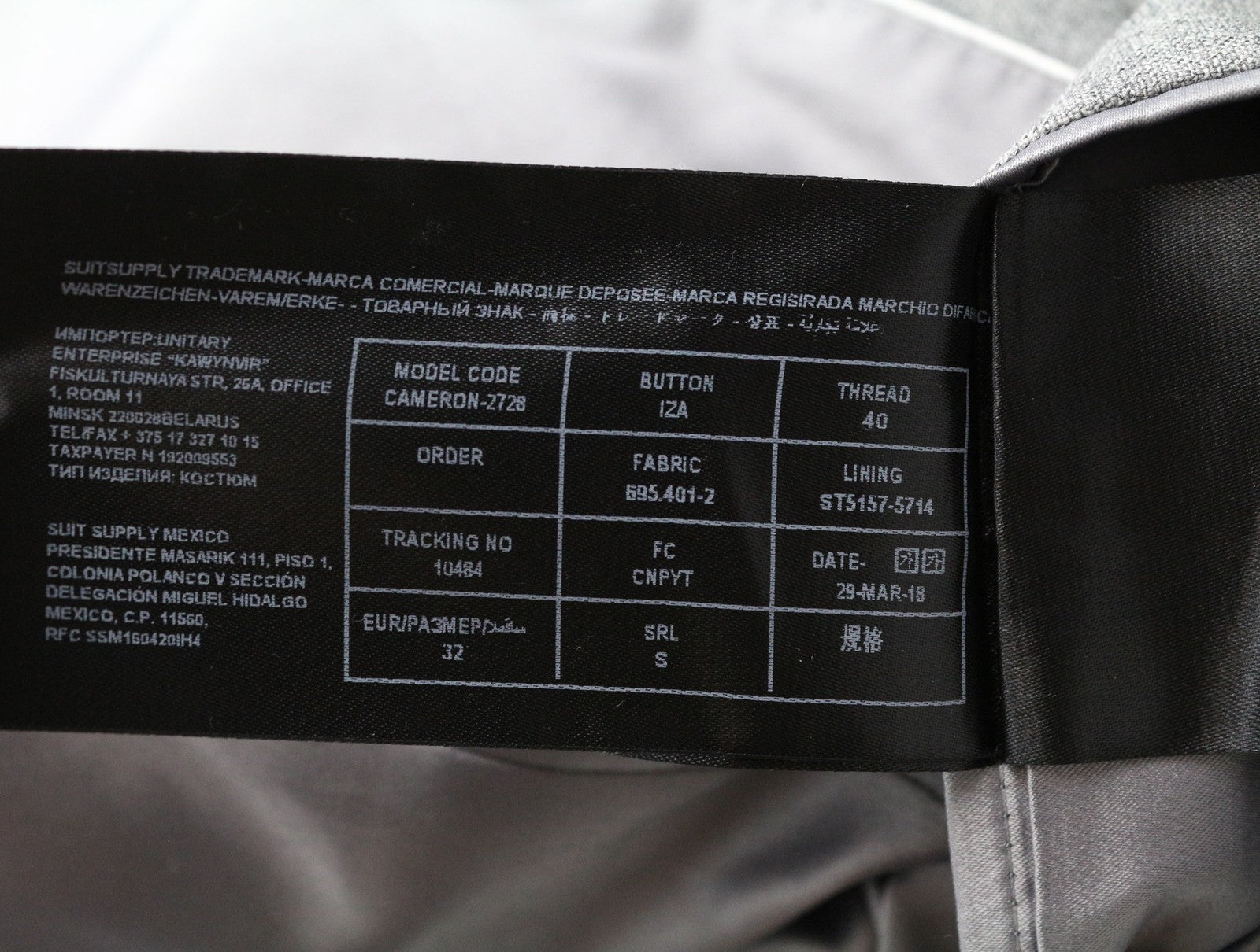 „SUITSUPPLY Cameron“ moteriškas pilkas švarkas su grynos vilnos pamušalu, vieneilis, UK6S dydis 