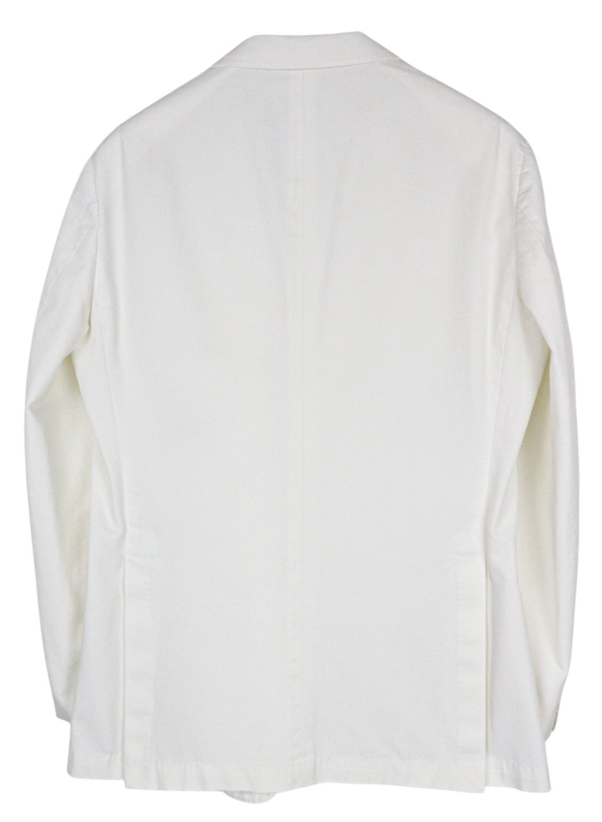 SUITSUPPLY Havana Men's UK42R White Slim Fit Cotton 2 Piece Single Breasted Suit