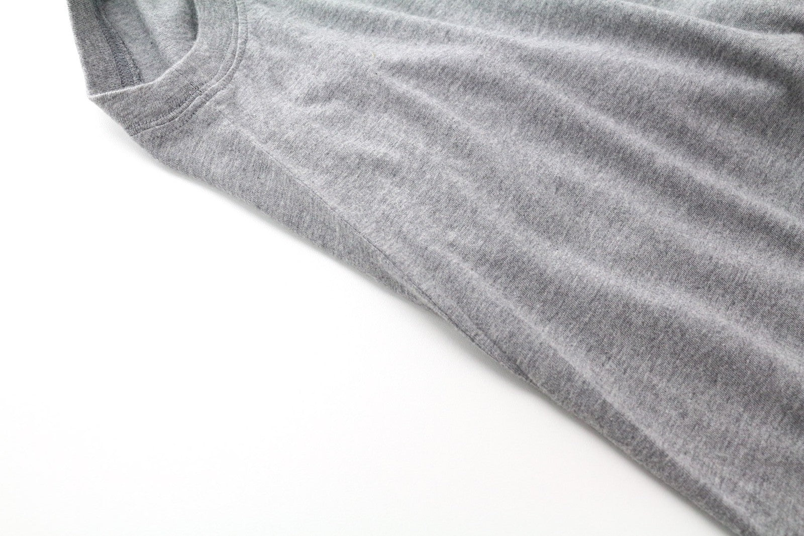 RICHMOND Men's L Grey Sleeveless Crew Neck Cotton Jersey Logo Print T-Shirt