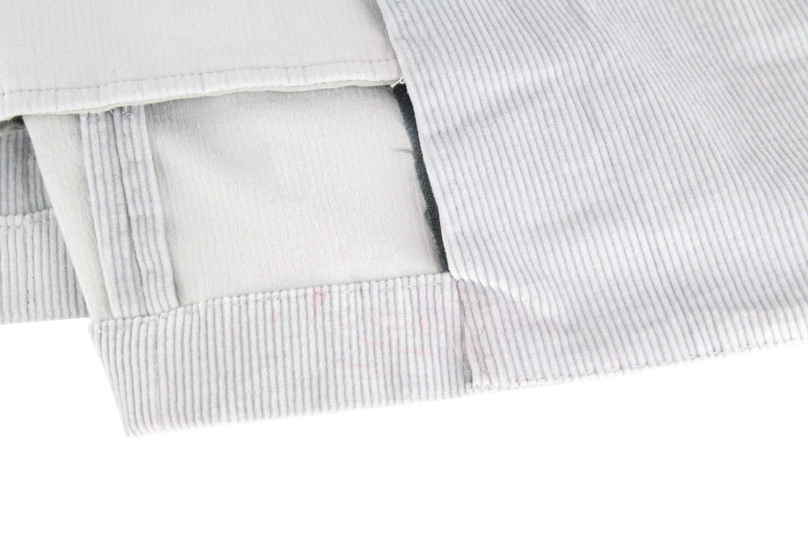 SUITSUPPLY Havana Men's UK38R Slim Grey Cotton Cashmere Zegna Corduroy 2Pc Suit