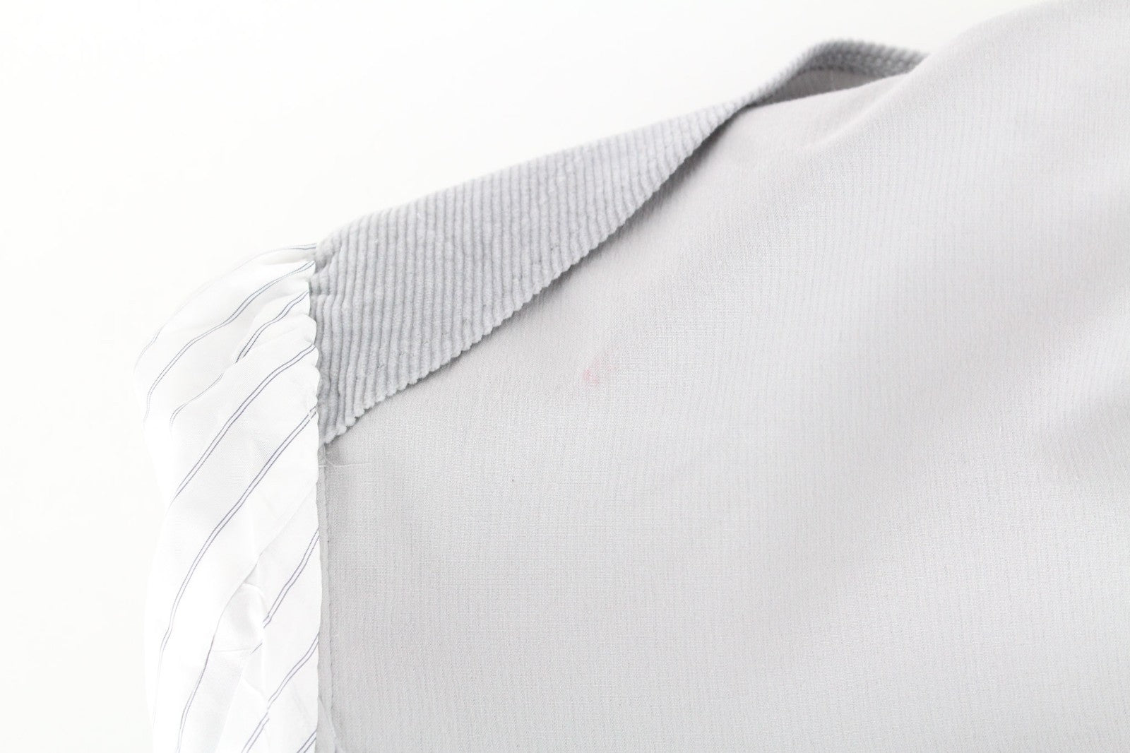 SUITSUPPLY Havana Men's UK38R Slim Grey Cotton Cashmere Zegna Corduroy 2Pc Suit