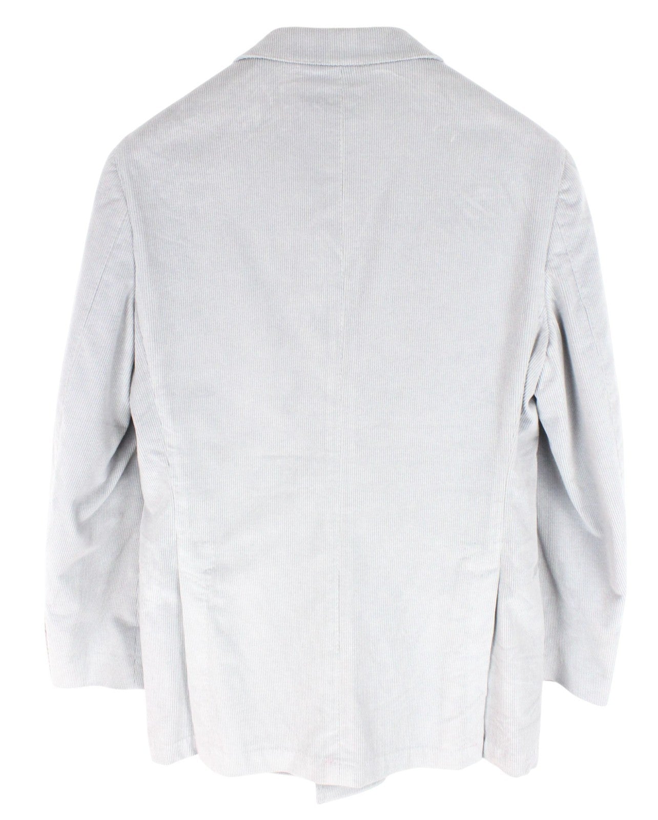 SUITSUPPLY Havana Men's UK38R Slim Grey Cotton Cashmere Zegna Corduroy 2Pc Suit