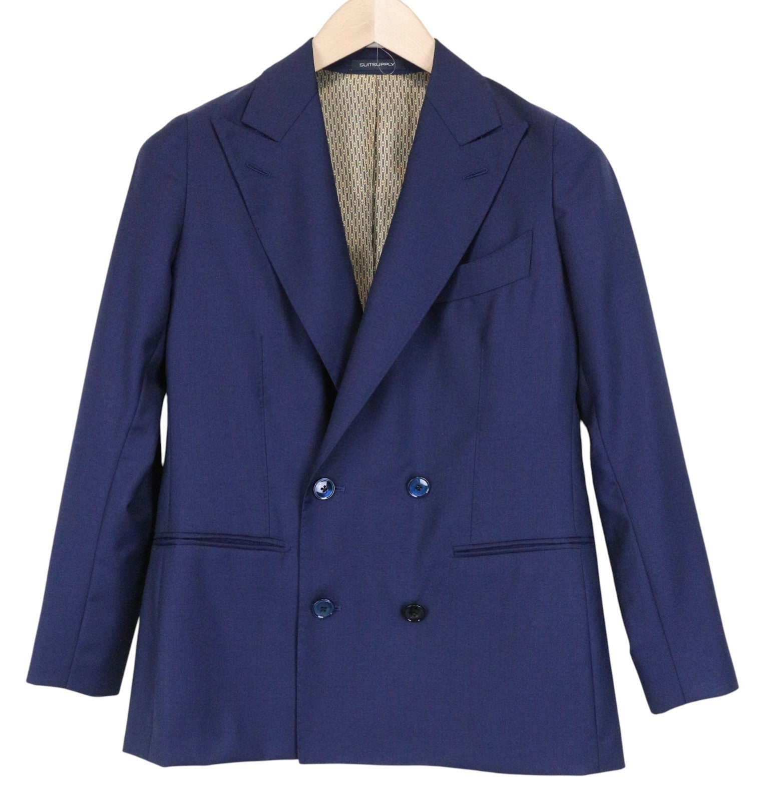 Blue Wool Suit