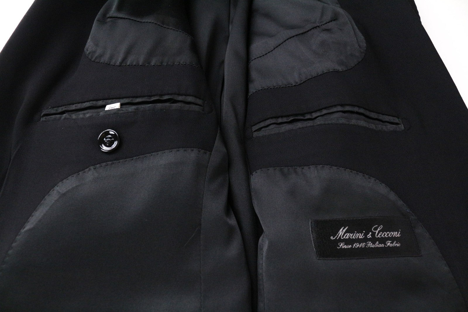 „SUITSUPPLY Cameron“ moteriškas UK8S tamsiai mėlynas tamprus vieneilis švarkas 