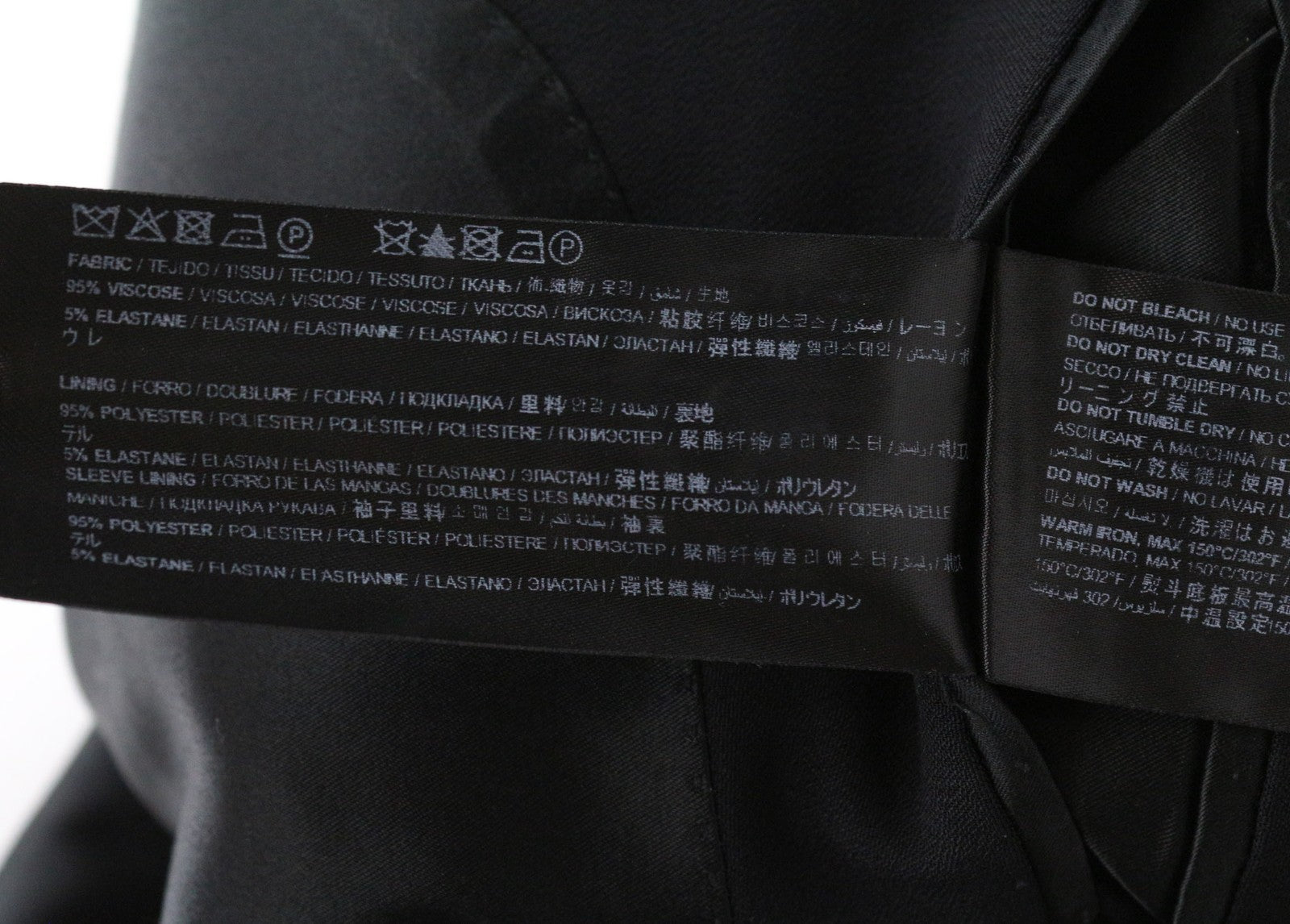 „SUITSUPPLY Cameron“ moteriškas UK8S tamsiai mėlynas tamprus vieneilis švarkas 