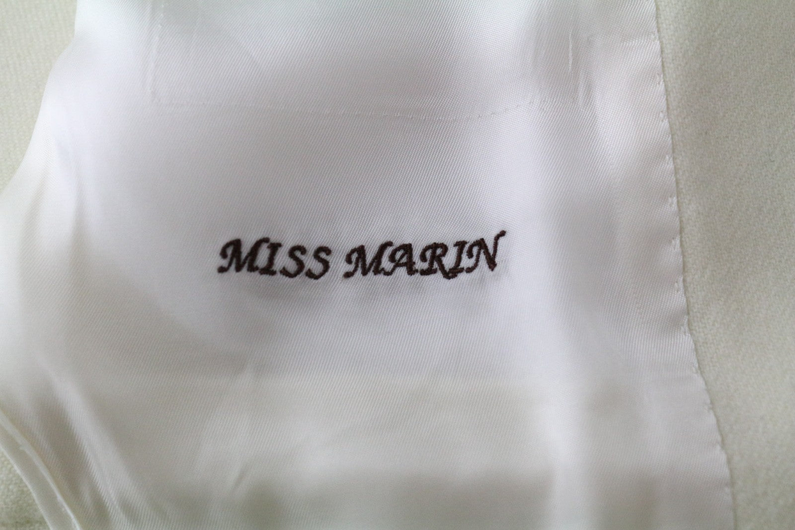 SUITSUPPLY La Spalla Men's UK34R Off-White Wool Single Breasted Classic Blazer