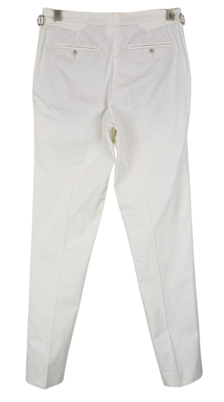 SUITSUPPLY La Spalla Men's UK34R White Pure Cotton 2 Piece Single Breasted Suit