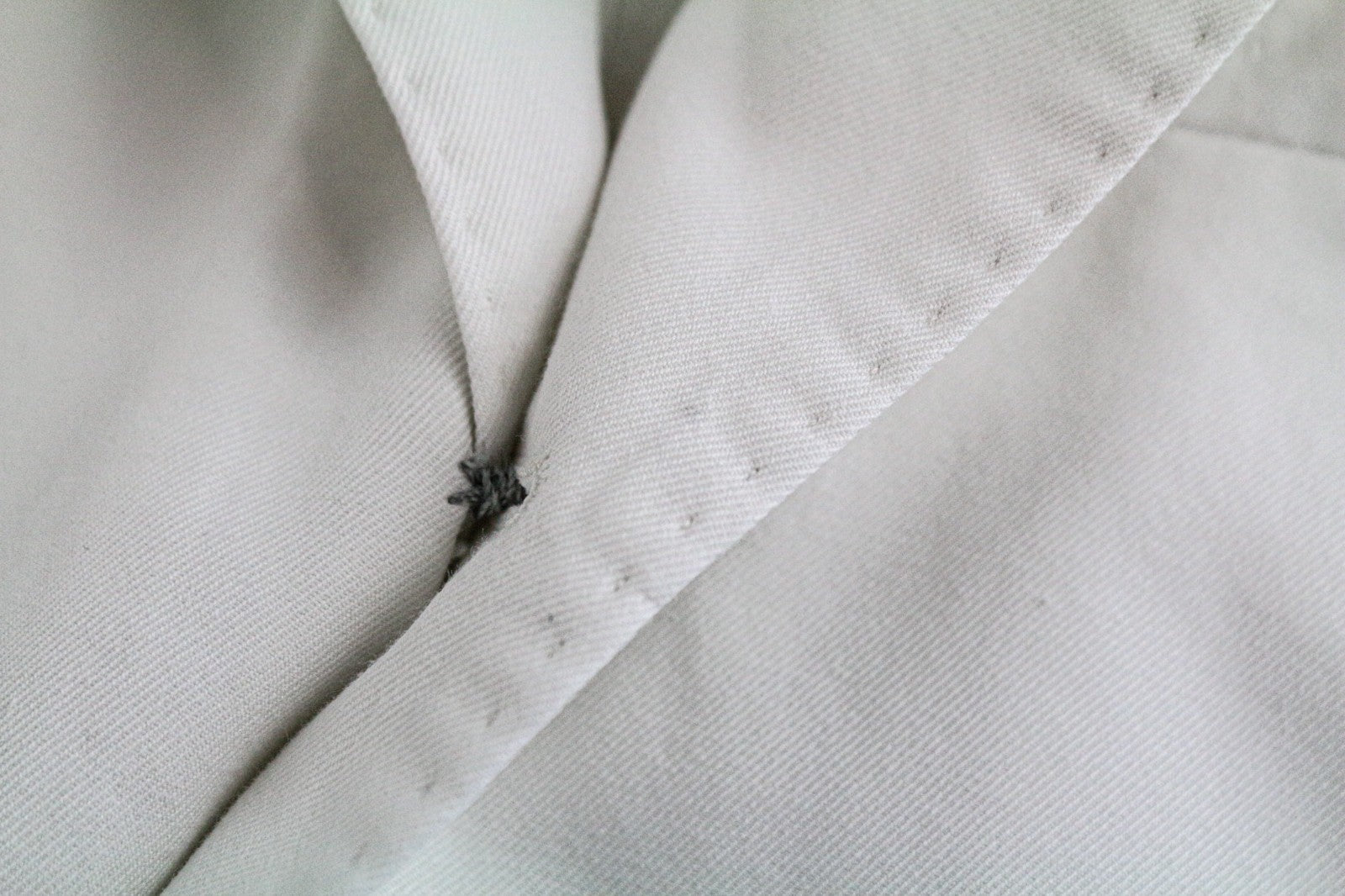 SUITSUPPLY La Spalla Men's UK34R White Pure Cotton 2 Piece Single Breasted Suit