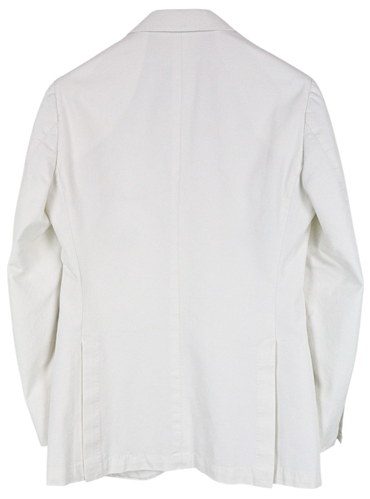 SUITSUPPLY La Spalla Men's UK34R White Pure Cotton 2 Piece Single Breasted Suit