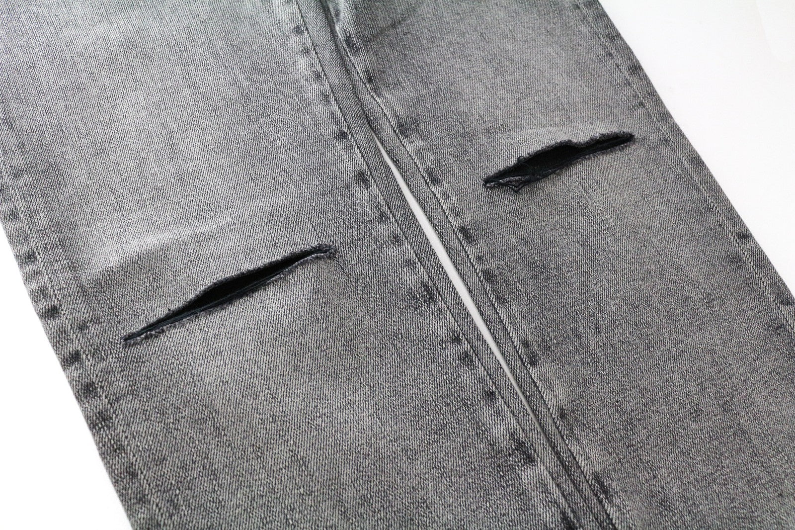 SCOTCH & SODA Skim X Men's W28/L32 Grey Skinny Ripped Cotton Stretch Denim