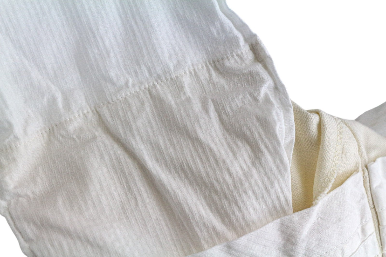 SUITSUPPLY Havana Men's UK38R Off-White Slim Fit Pure Cotton Dress 2 Piece Set