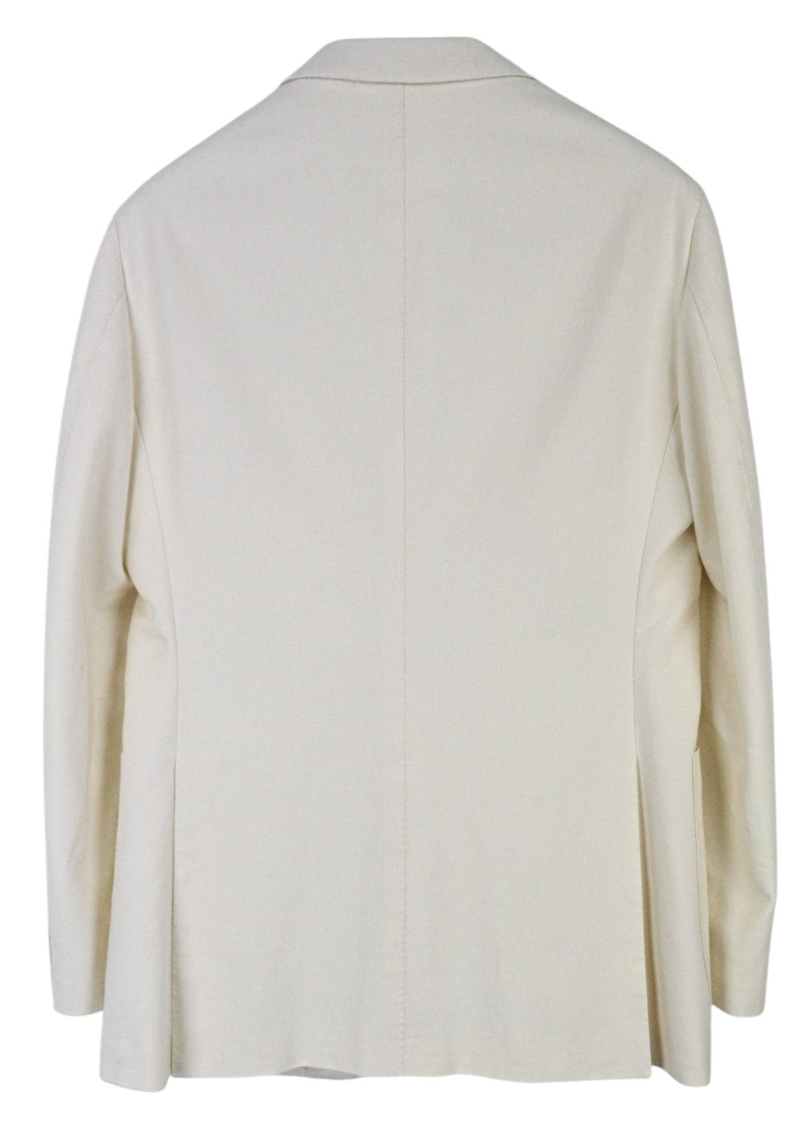 SUITSUPPLY Havana Men's UK38R Off-White Slim Fit Pure Cotton Dress 2 Piece Set