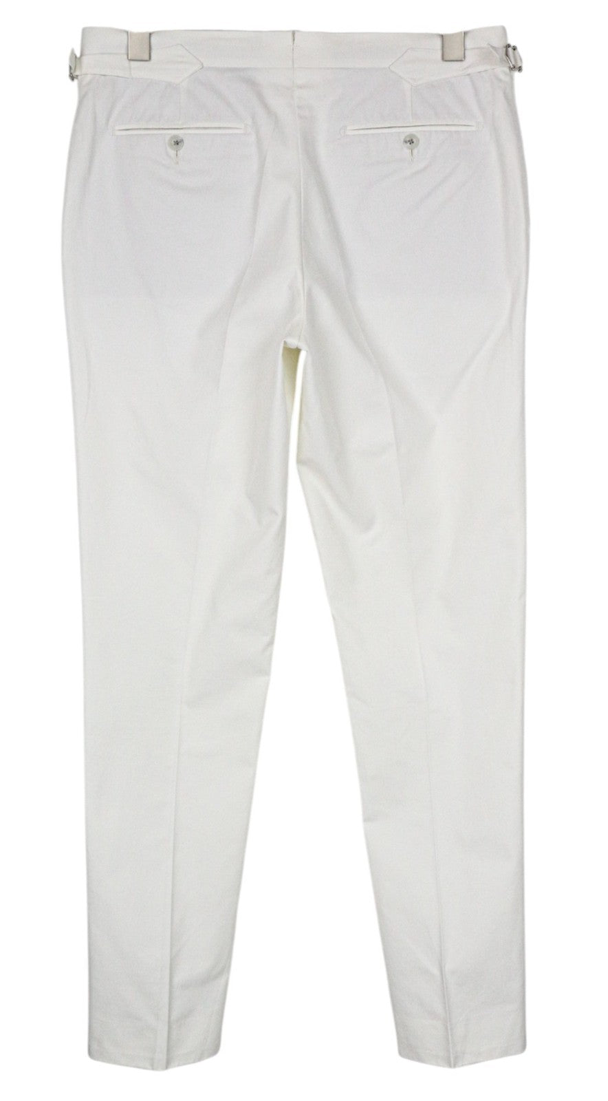 SUITSUPPLY Men's ~ UK38R Off-White 2 Piece Unlined Cotton Pleated Suit