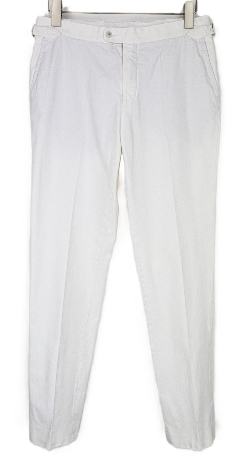 SUITSUPPLY Havana Men's UK38R Off-White Slim Cotton Single Breasted 2Pc Blazer