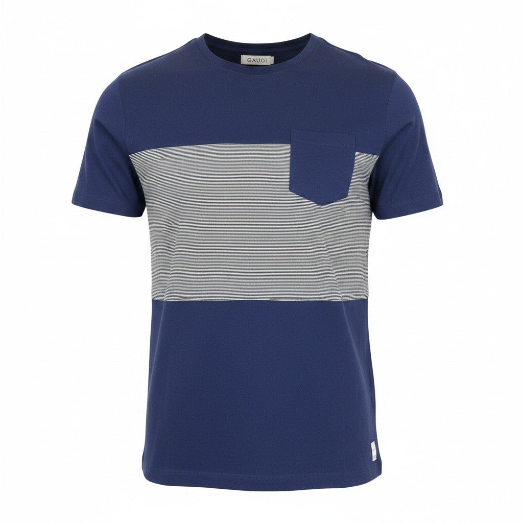 Blue Twill T-Shirt