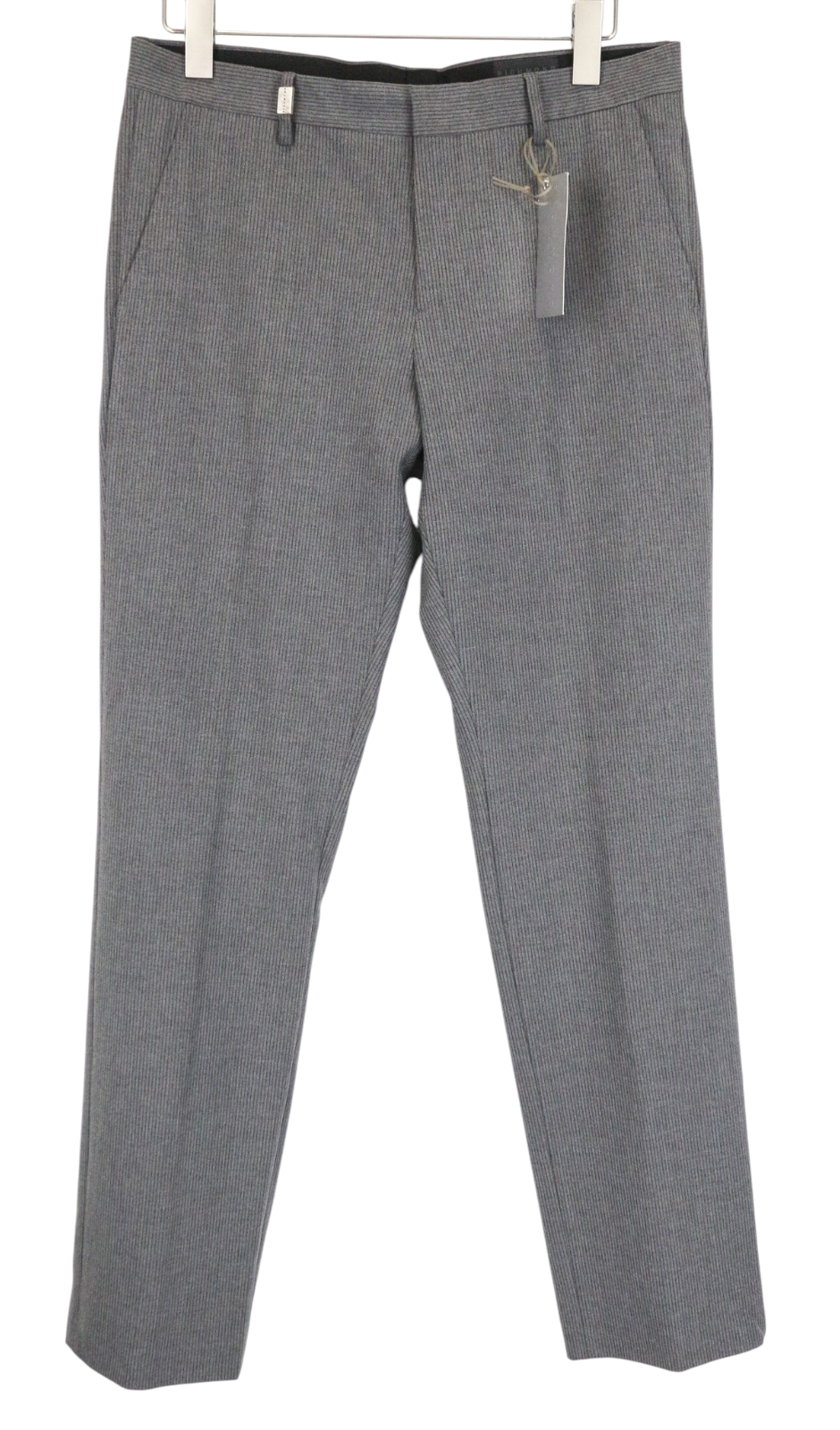 Grey Polyester Trousers
