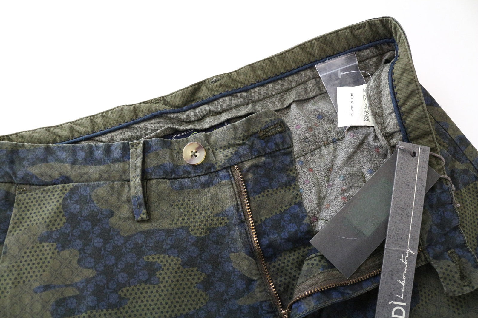 Green Twill Shorts