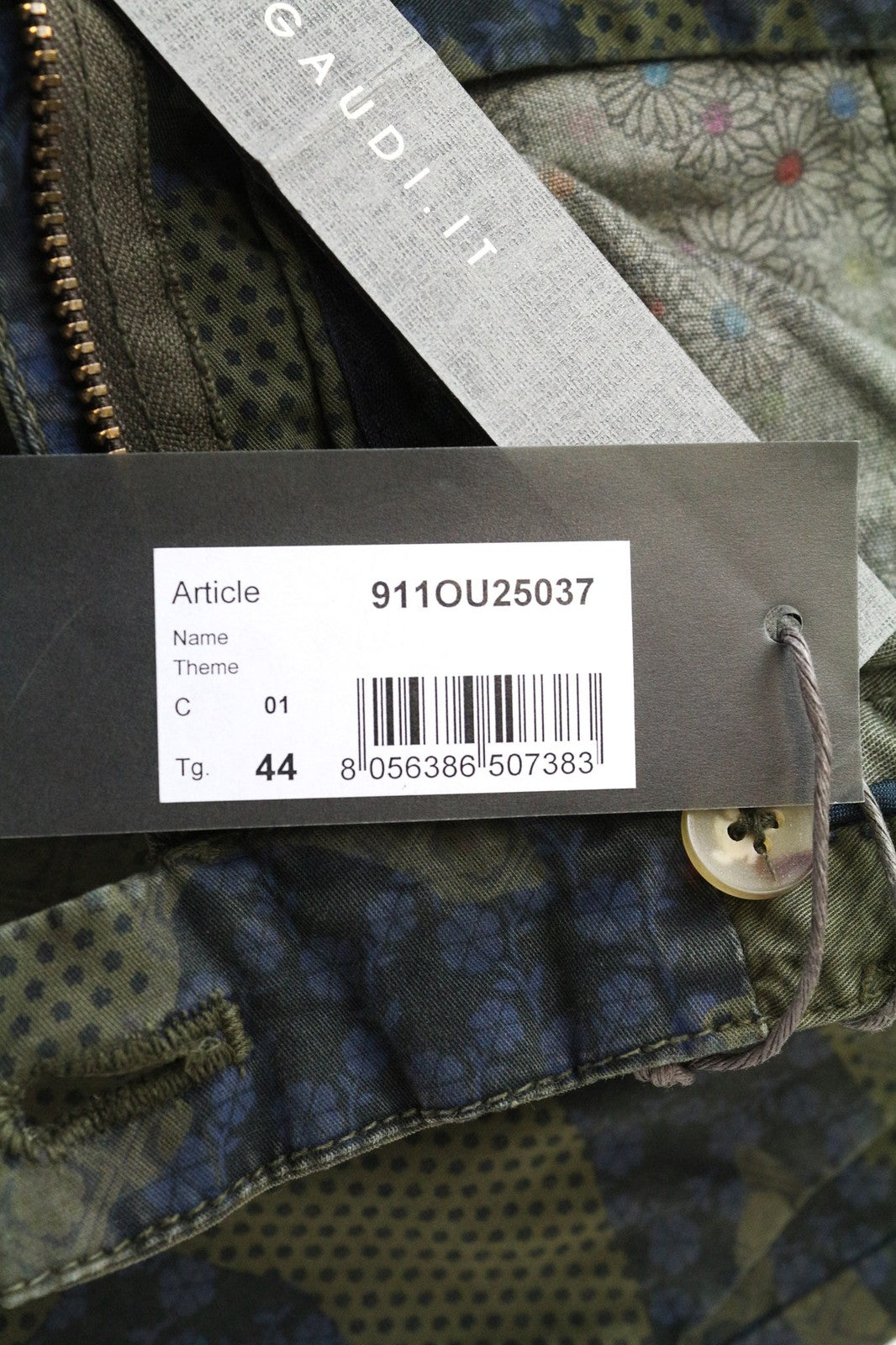 Green Twill Shorts