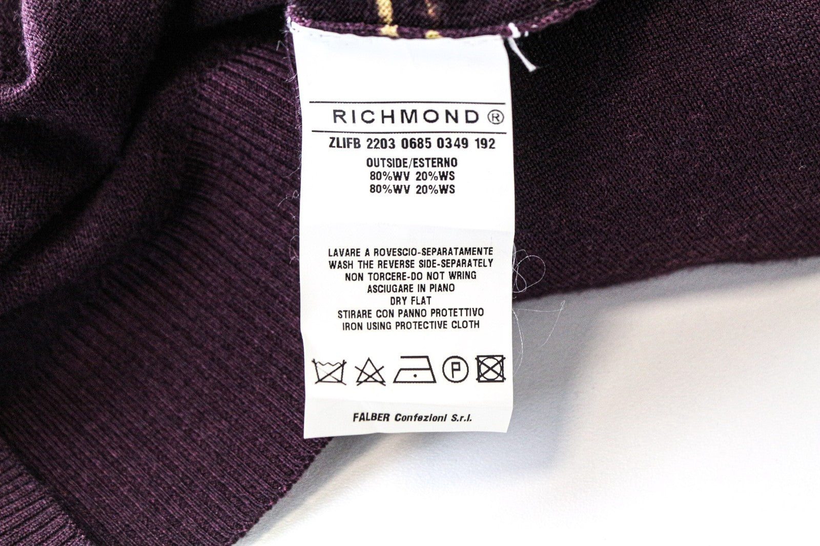 Purple Wool Sweatshirt
