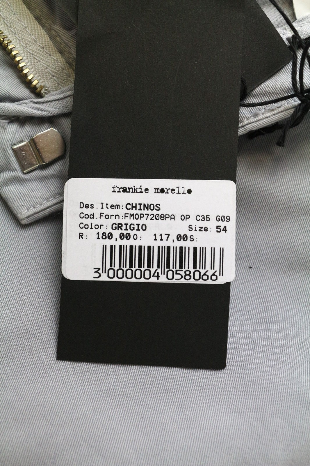 Trousers Grigio Chiaro