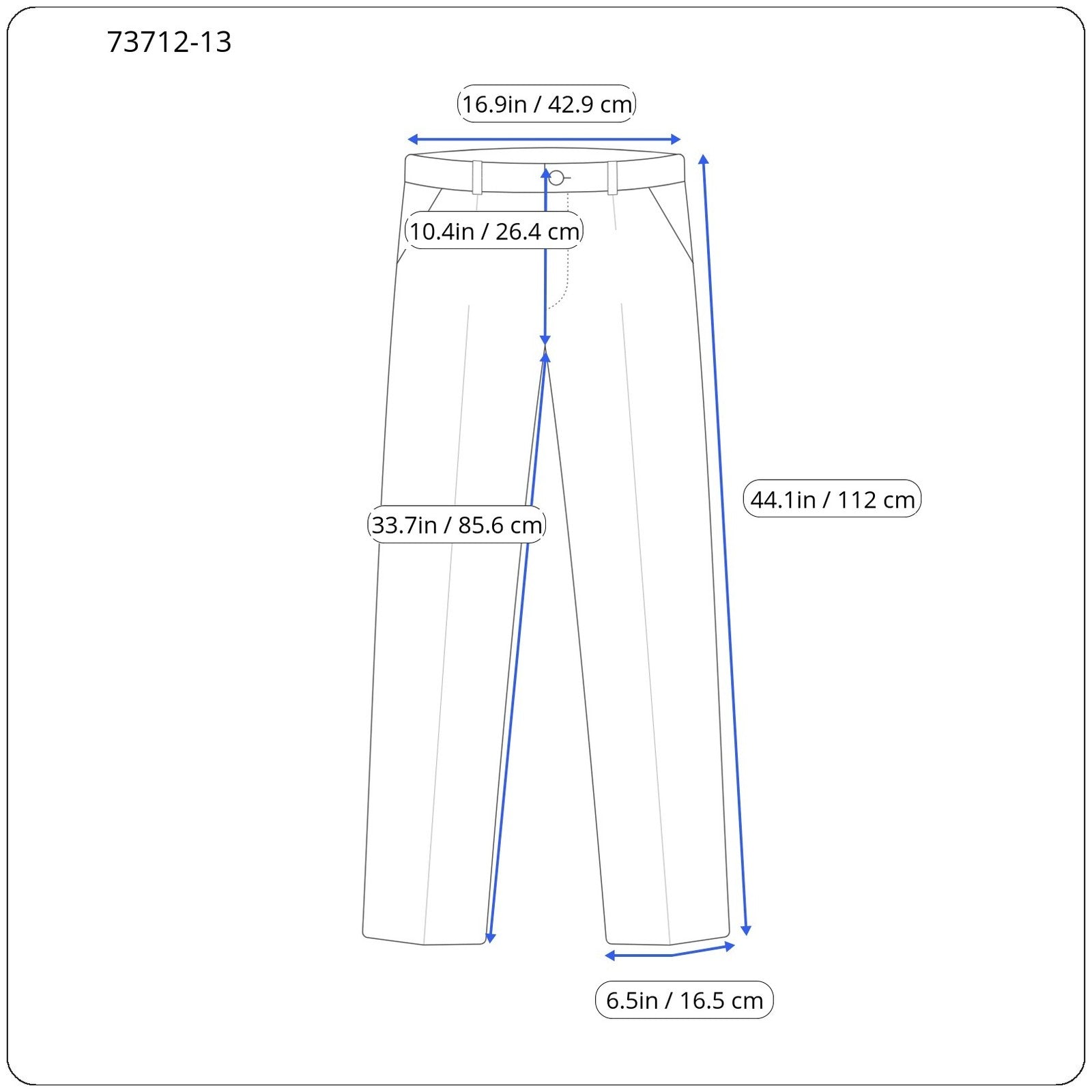 REPLAY Anbass Men's W32/L34 Brown Slim Fit Cotton Stretch Trousers