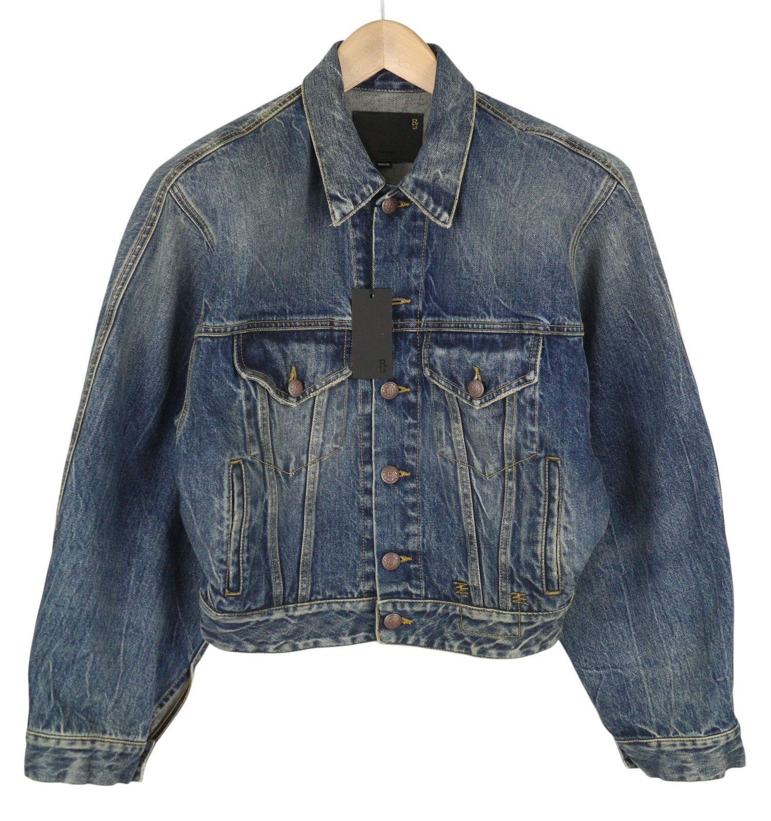 R13 Naomi Trucker striukė moterims M Kelly sunkiasvorės pečių apsaugos RMK 699 € 