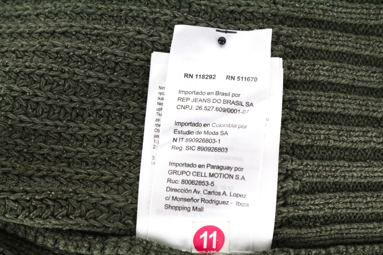 REPLAY vyriškas 2XL žalias medvilninis megztinis ilgomis rankovėmis 